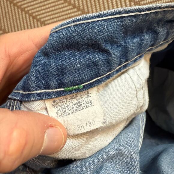 Vintage 70’s OshKosh B’gosh Union Made Sanforized Carpenter Jeans - Picture 7 of 12